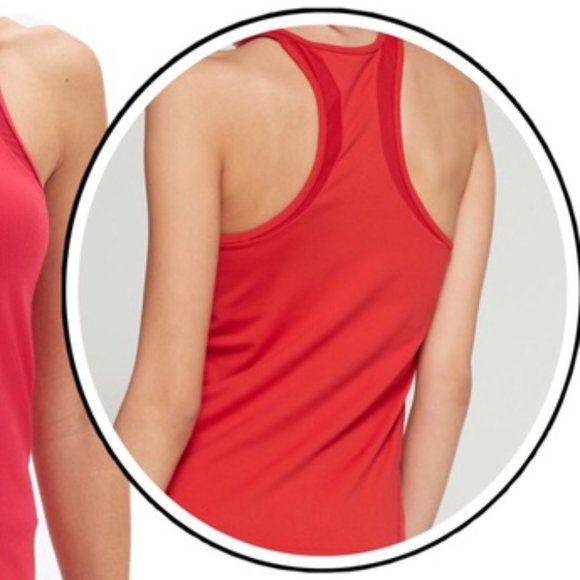 nwot Gapfit Mesh Sports halter tank top bra shelf - Picture 3 of 6